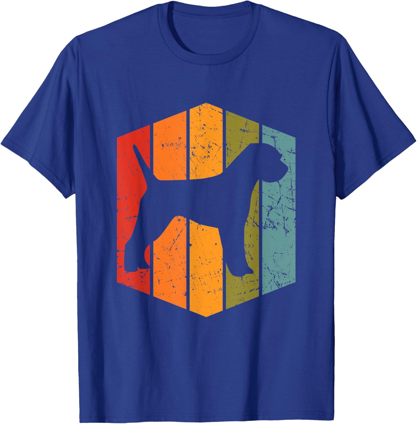 Retro Border Terrier Dog Lover Gift Vintage Border Terrier Men Women Kids T-Shirt - T-Shirt | Royal