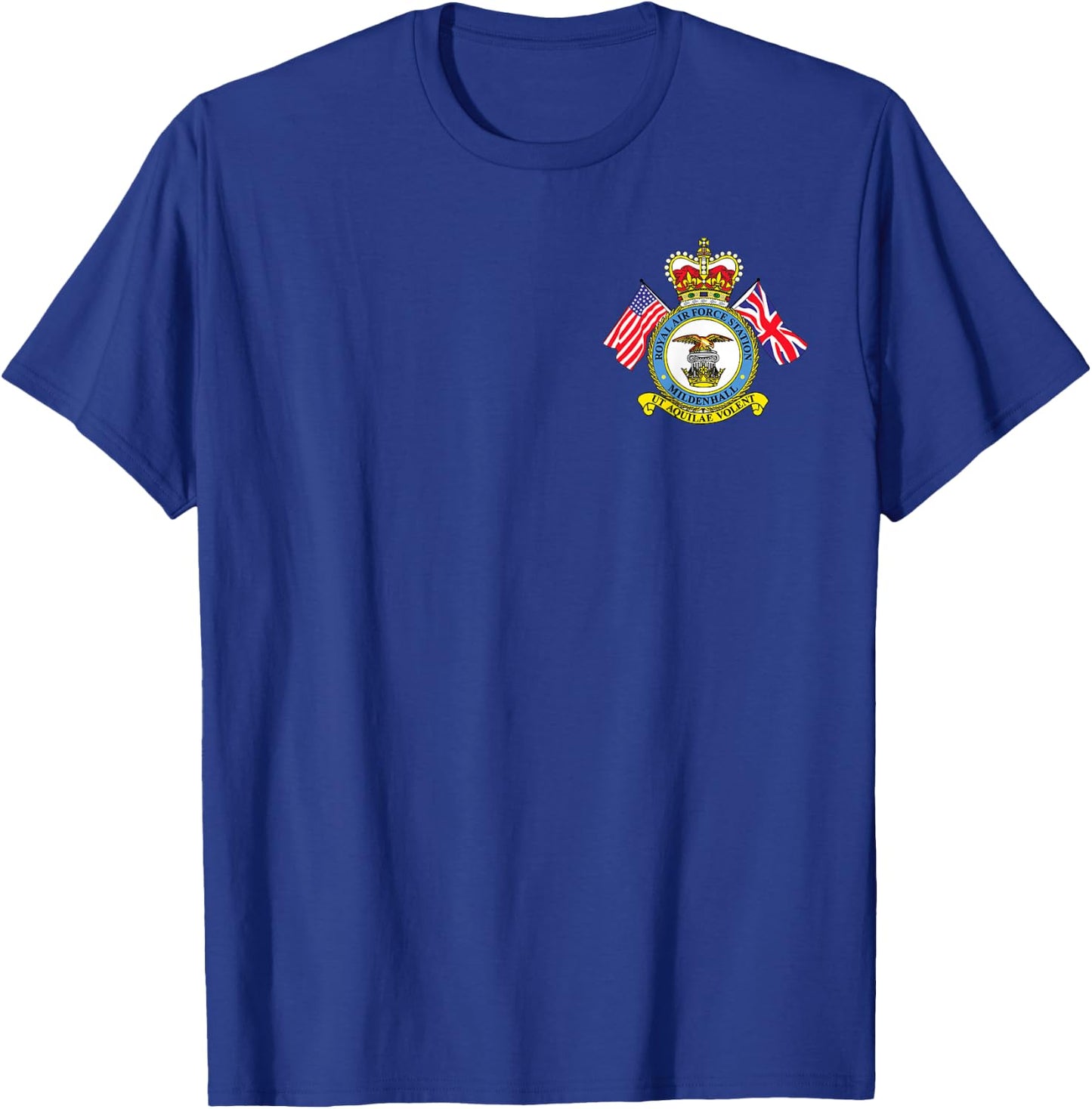 RAF Mildenhall Royal Air Force Station Military Patch T-Shirt - T-Shirt | Royal