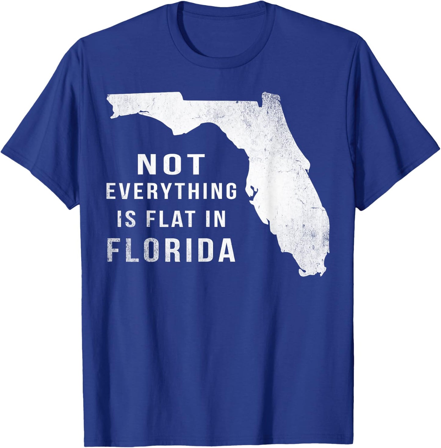 Not Everything Is Flat Funny Florida T-Shirt - T-Shirt | Royal