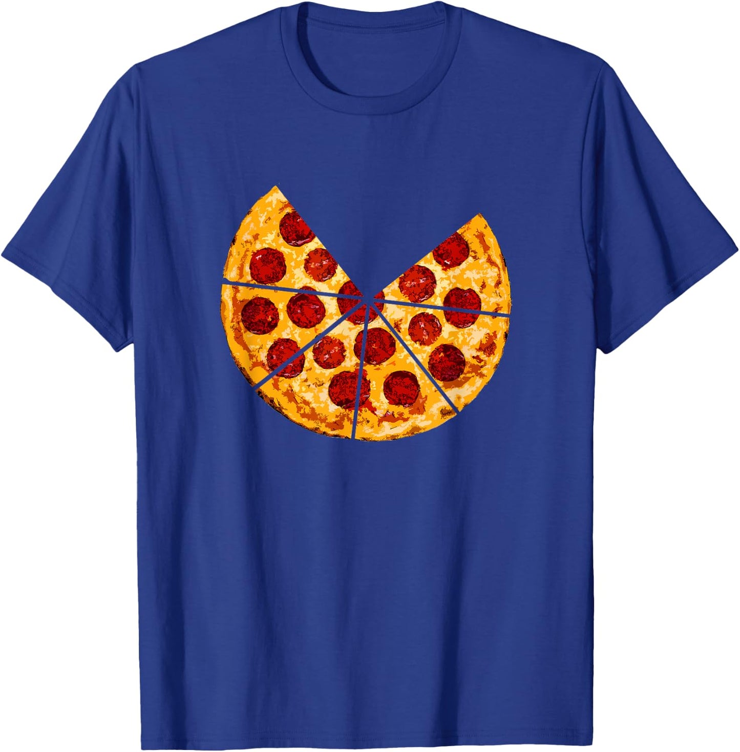 MATCHING PIZZA Shirt Dad of Two and Son Matching Shirts Set T-Shirt - T-Shirt | Royal