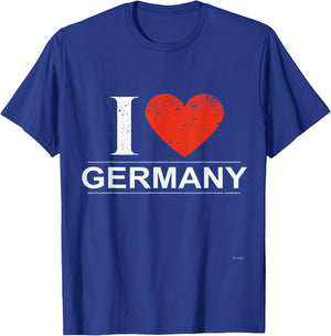 I Love Germany T Shirt T-Shirt - T-Shirt | Royal