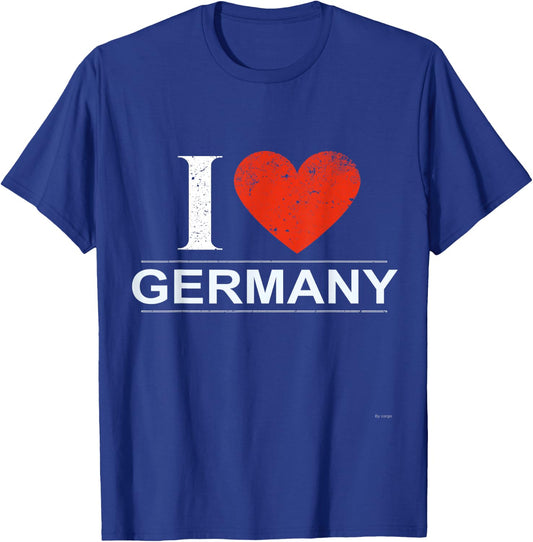 I Love Germany T Shirt T-Shirt - T-Shirt | Royal