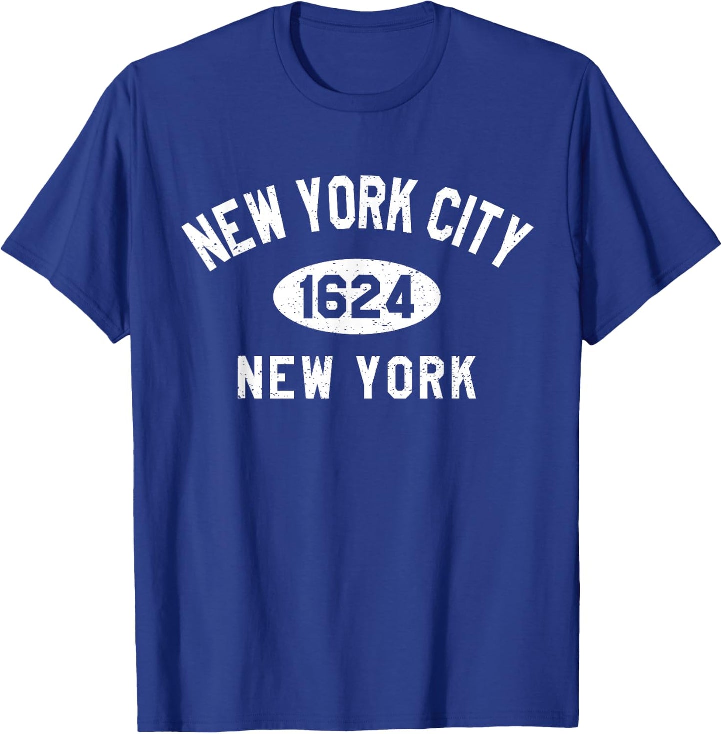 New York City NYC Founded 1624 Men Women Kids Souvenir Gifts T-Shirt - T-Shirt | Royal