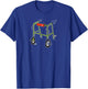 Old Bones Freestyle Walker Old School 80s Bmx T-Shirt - T-Shirt | Royal