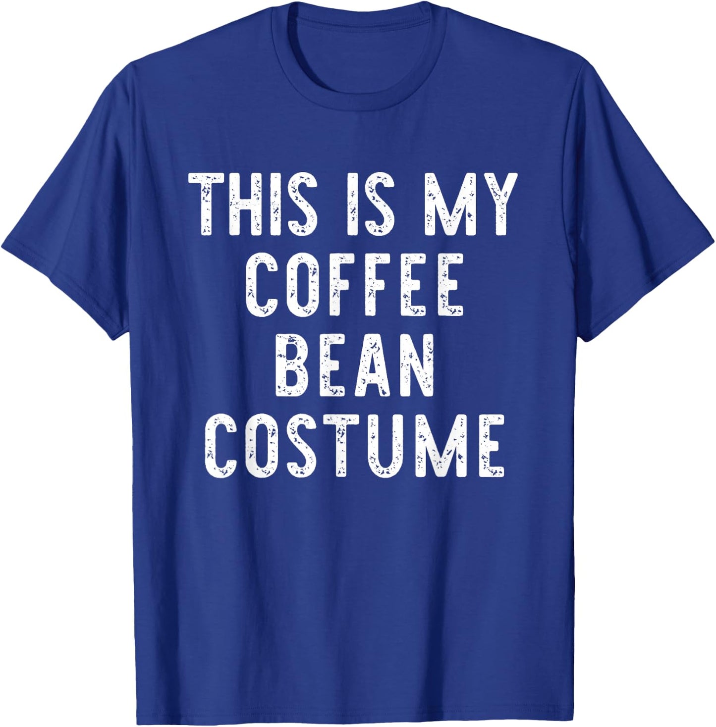 This Is My Coffee Bean Costume Halloween Simple Kids Adult T-Shirt - T-Shirt | Royal