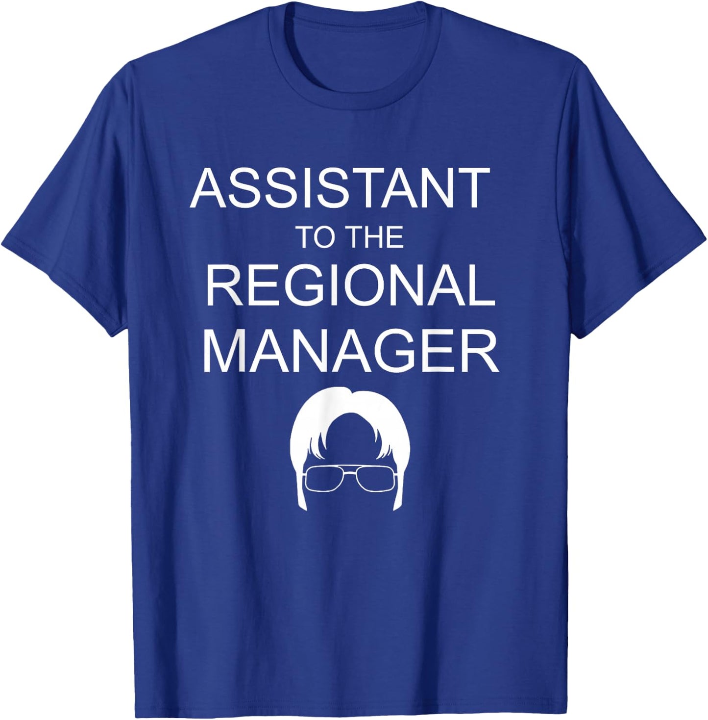 Assistant To The Regional Manager - Funny Office T-Shirt - T-Shirt | Royal