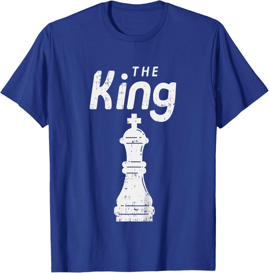 Kids Chess Piece The King Shirt Halloween Group Matching Costume T-Shirt - T-Shirt | Royal