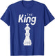Kids Chess Piece The King Shirt Halloween Group Matching Costume T-Shirt - T-Shirt | Royal
