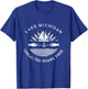 Lake Michigan Unsalted Shark Free Great Lakes T-Shirt - T-Shirt | Royal