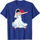 Skateboarding Wedding Bride on Skateboard Gift Skater T-Shirt - T-Shirt | Royal