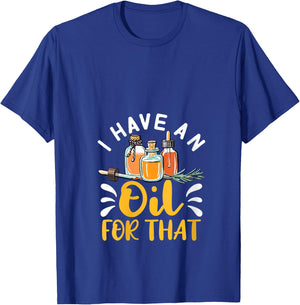 I Have An Oil For That - Essential Oils V-Neck T-Shirt - T-Shirt | Royal