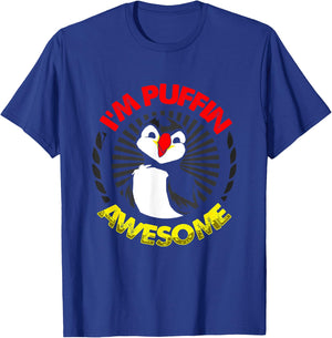 Iceland Funny Puffin T-Shirt - T-Shirt | Royal