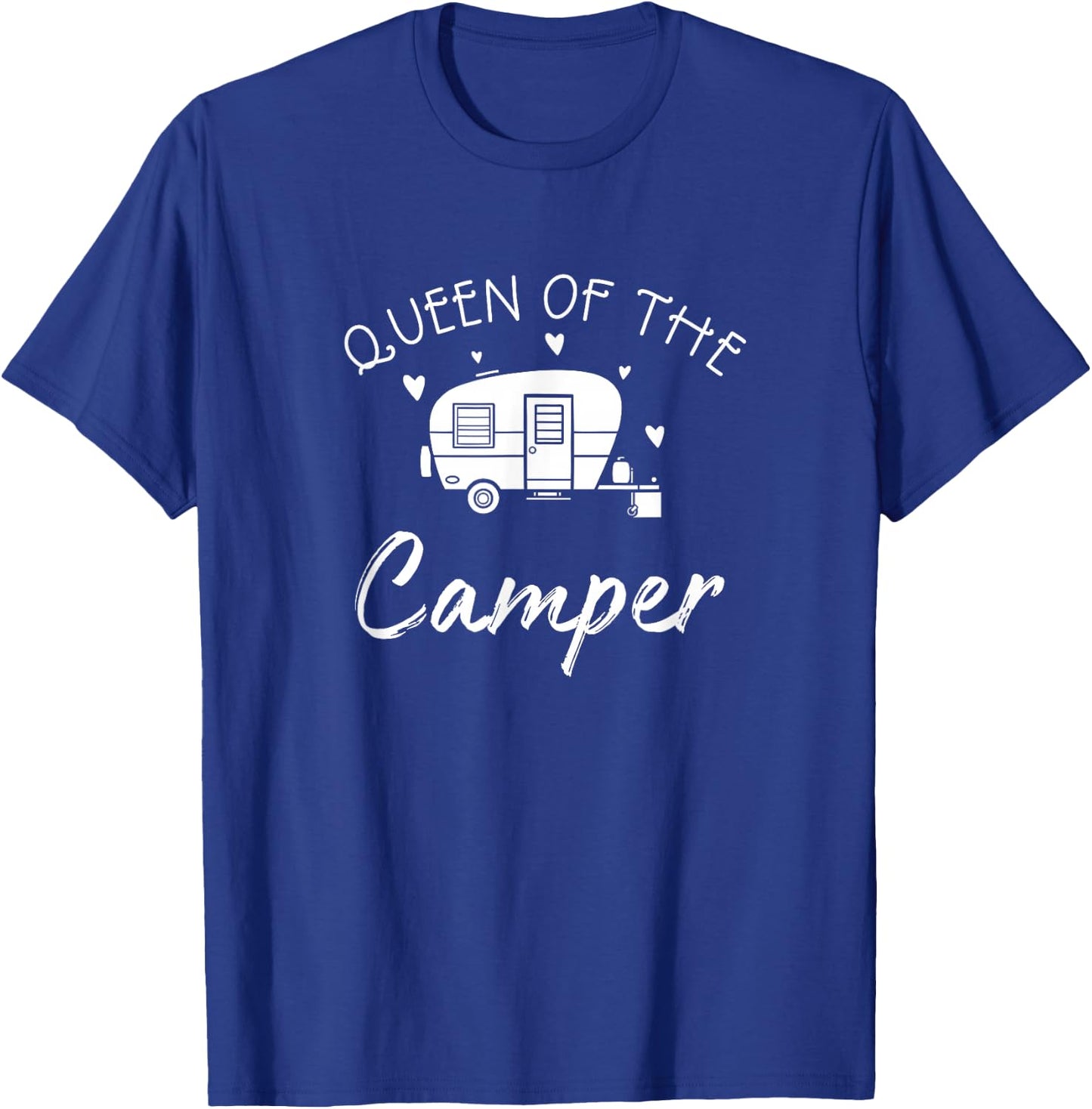 Queen of The Camper - RV Camper Road Trip Shirt T-Shirt - T-Shirt | Royal