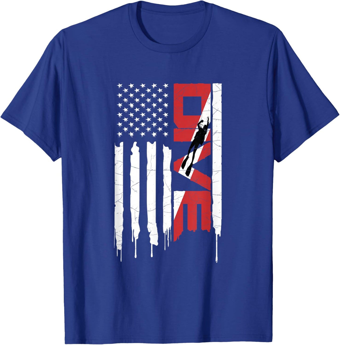 Scuba Diving -DIVE T-Shirt - T-Shirt | Royal