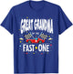Car Racing 1st Birthday Great Grandma Of The Fast One T-Shirt - T-Shirt | Royal