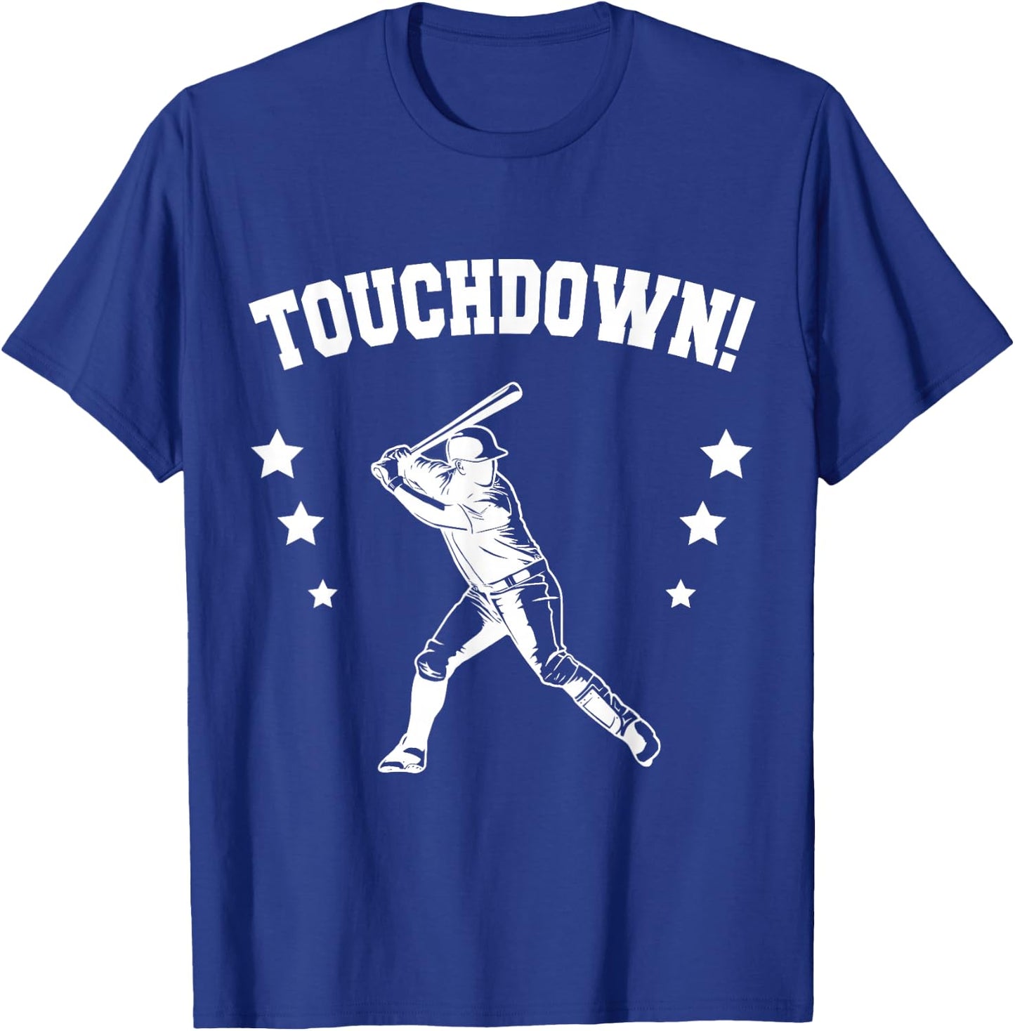 Touchdown Football Baseball Mix Wrong Sports T-Shirt - T-Shirt | Royal