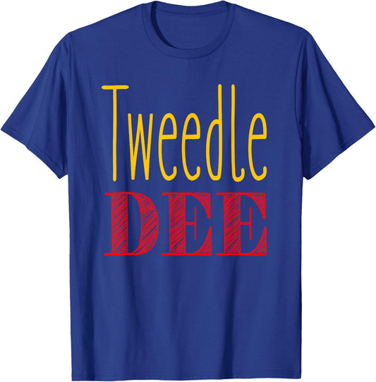 Tweedle Dee Halloween Costume T-Shirt - T-Shirt | Royal