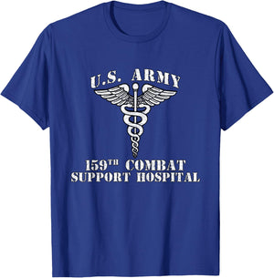 159th Combat Support Hospital Veterans Day Vintage Gifts T-Shirt - T-Shirt | Royal