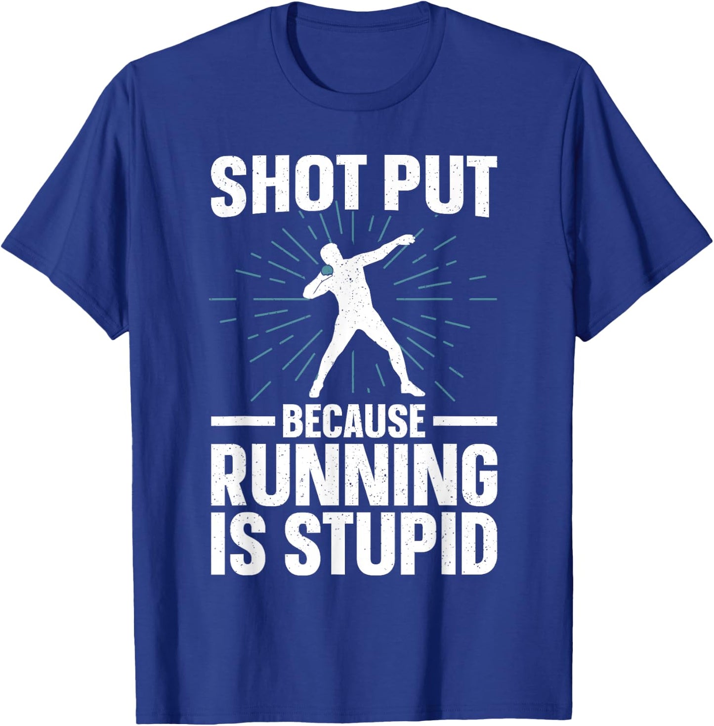Shot Put Art Women Track And Field Coach Shot Put T-Shirt - T-Shirt | Royal
