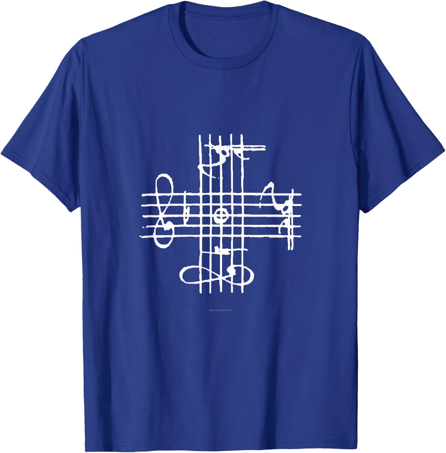 Johann Sebastian Bach Musical Signature Notation T-Shirt - T-Shirt | Royal
