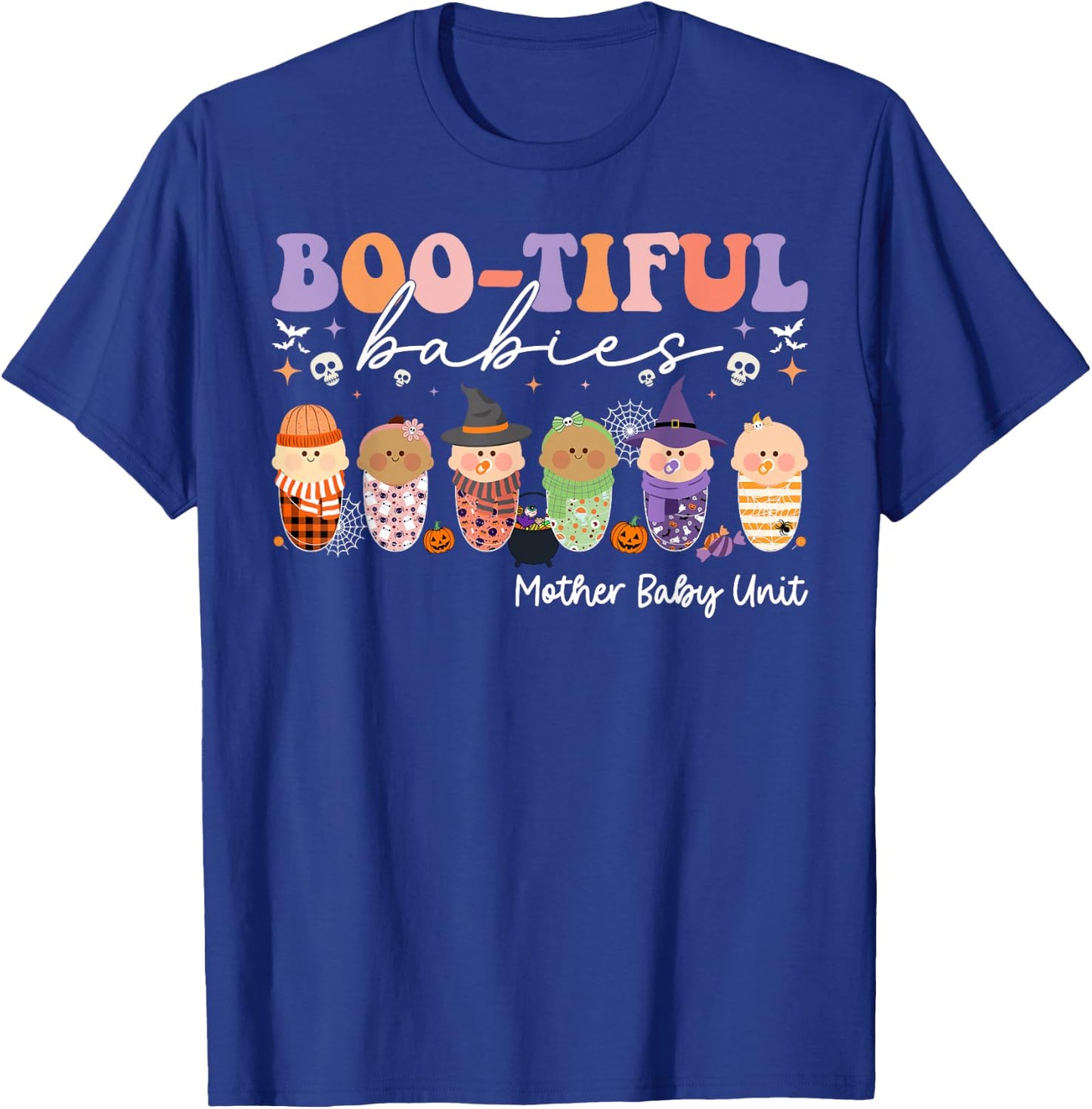 Bootiful Babies Mother Baby Unit Spooky Halloween T-Shirt - T-Shirt | Royal