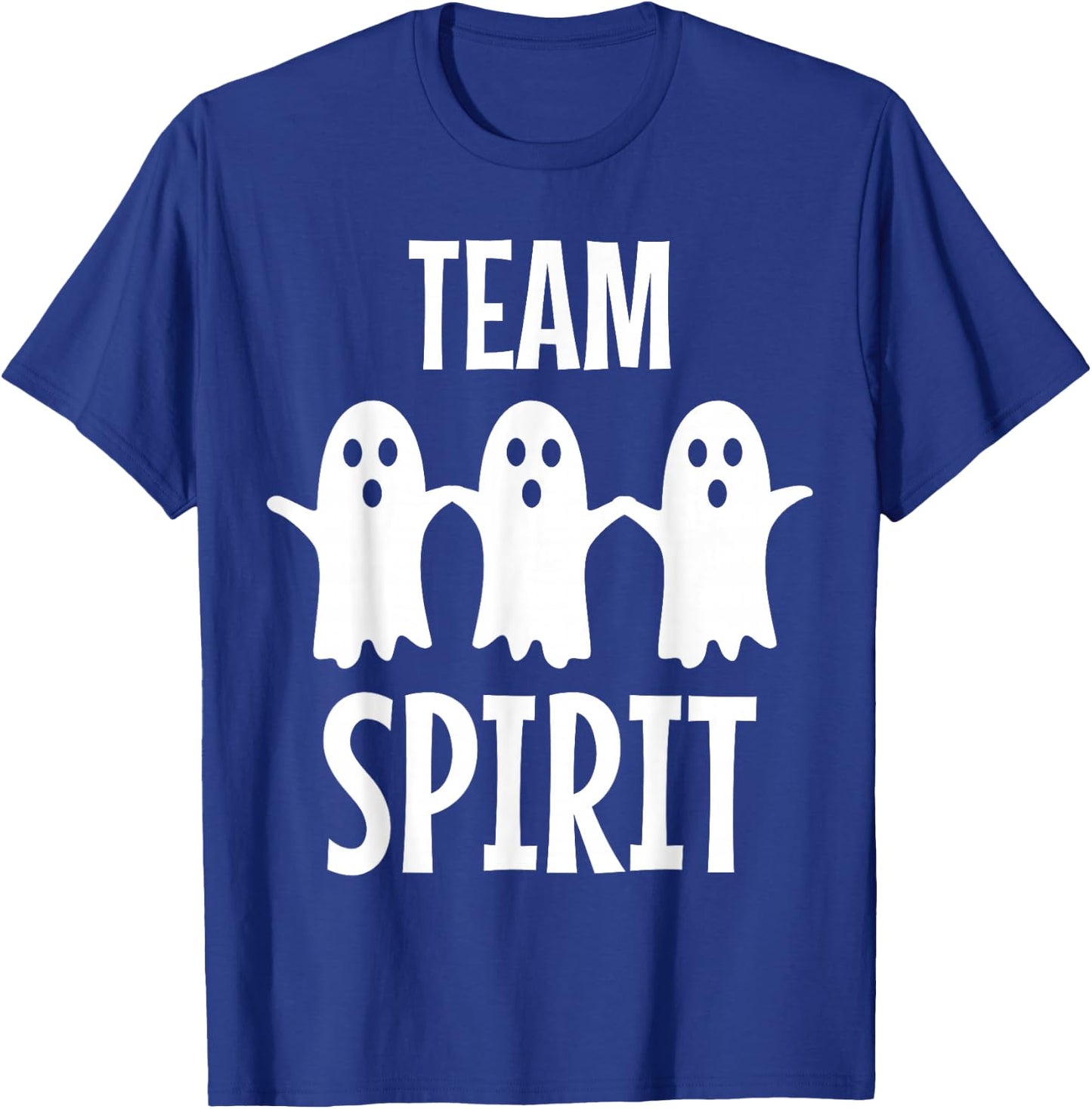 Funny Ghost Pun - Team Spirit - Halloween Gifts T-Shirt - T-Shirt | Royal