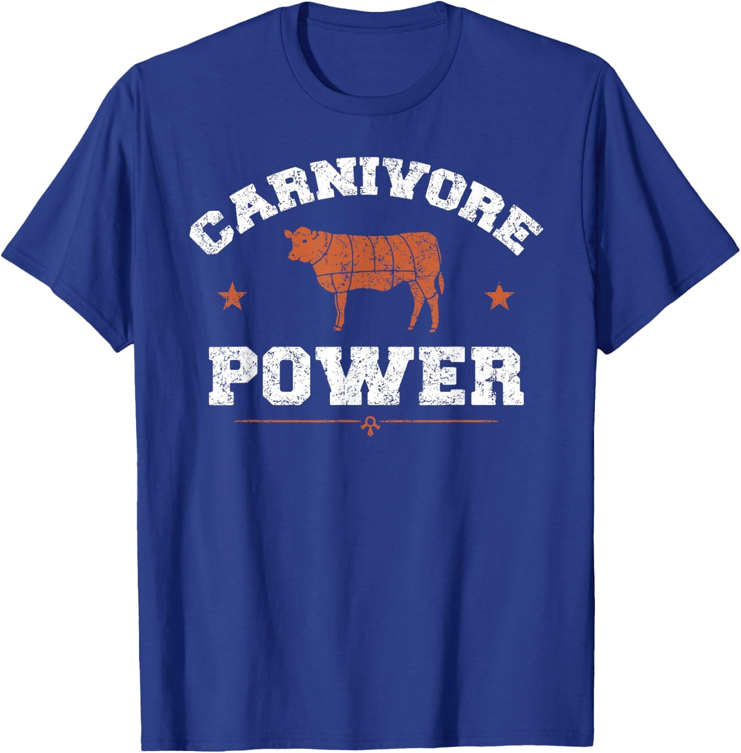 Carnivore | Funny Cow Meat Cuts BBQ Beef Lover T-Shirt - T-Shirt | Royal