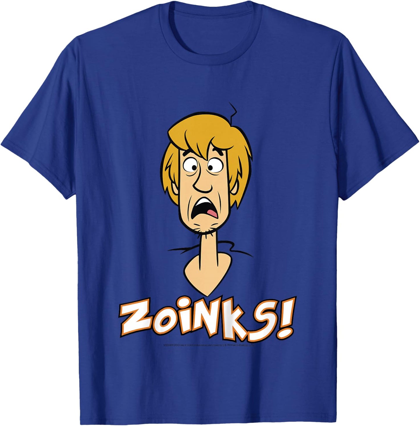 Kids Scooby-Doo Shaggy Scared Zoinks Portrait T-Shirt - T-Shirt | Royal