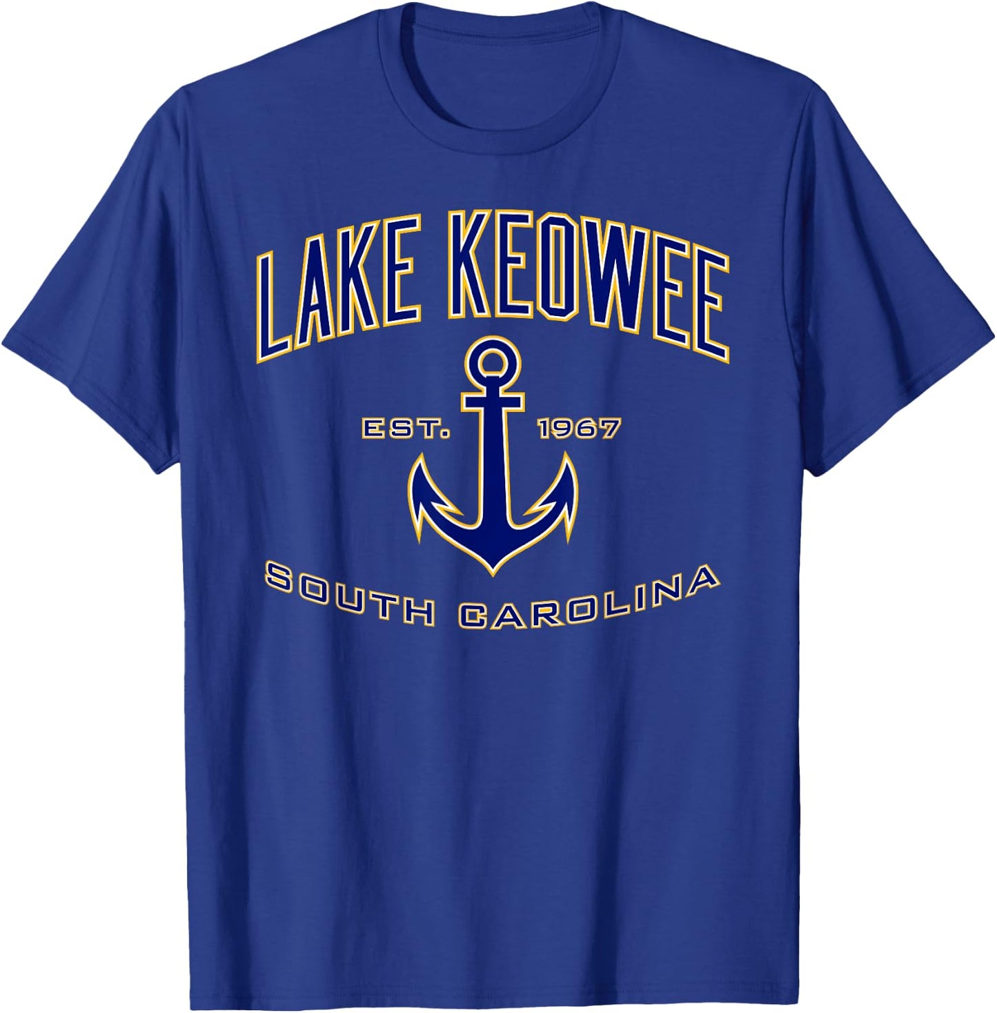 Lake Keowee Shirt , Men, Girls & Boys T-Shirt - T-Shirt | Royal