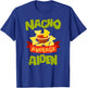 NACHO AVERAGE AIDEN Funny Birthday Personalized Name Gift T-Shirt - T-Shirt | Royal