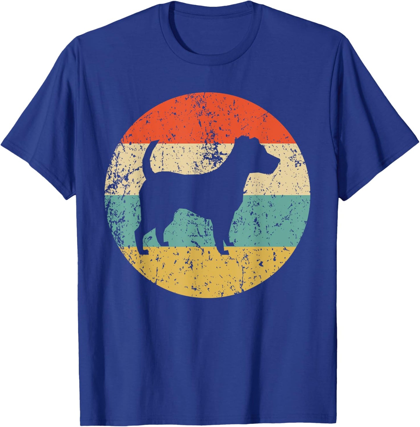 Jack Russell Terrier Shirt - Vintage Retro Dog T-Shirt - T-Shirt | Royal
