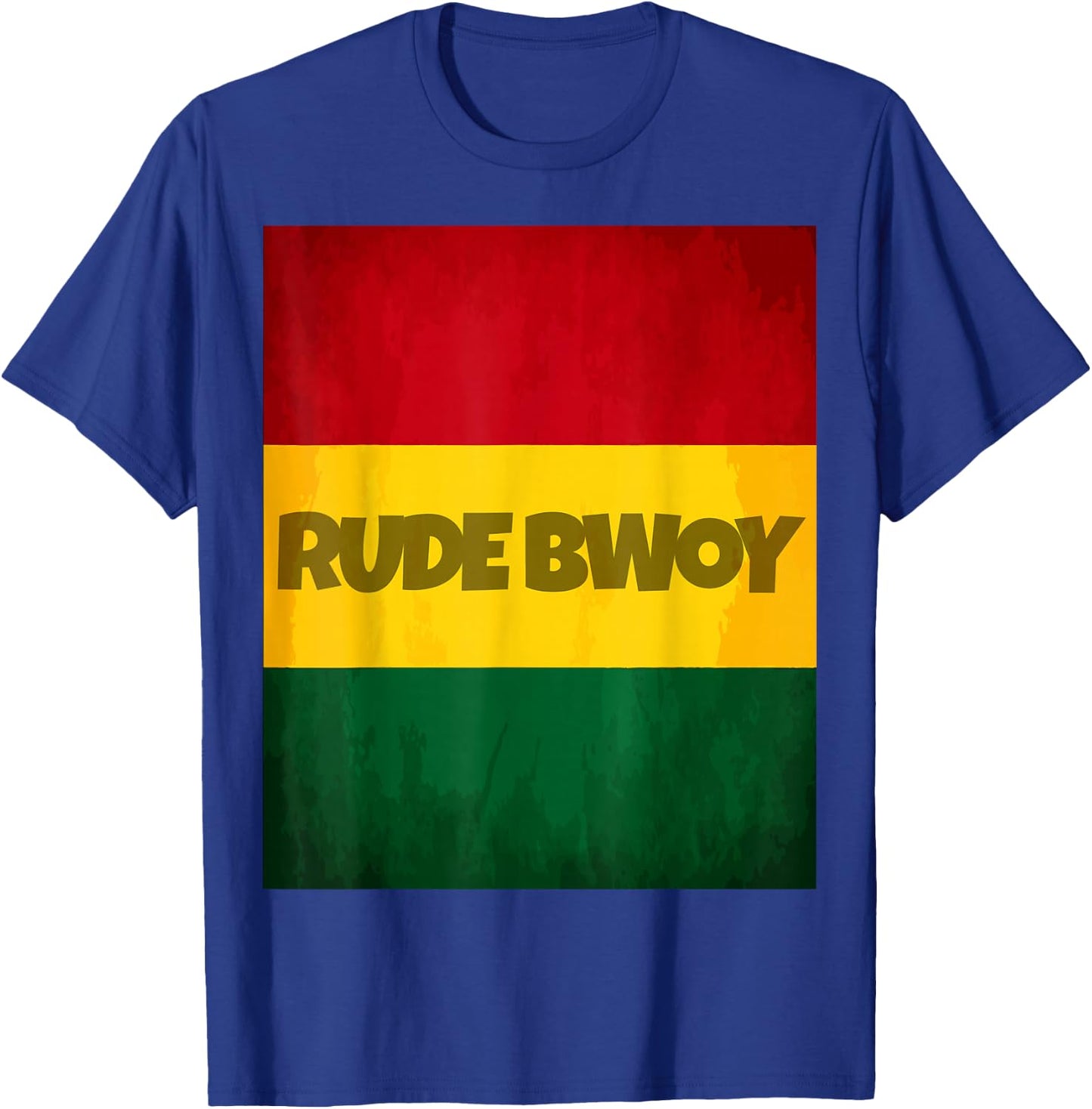 Jamaica Shirt | Jamaican Rasta Reggae Rude Boy T-Shirt - T-Shirt | Royal