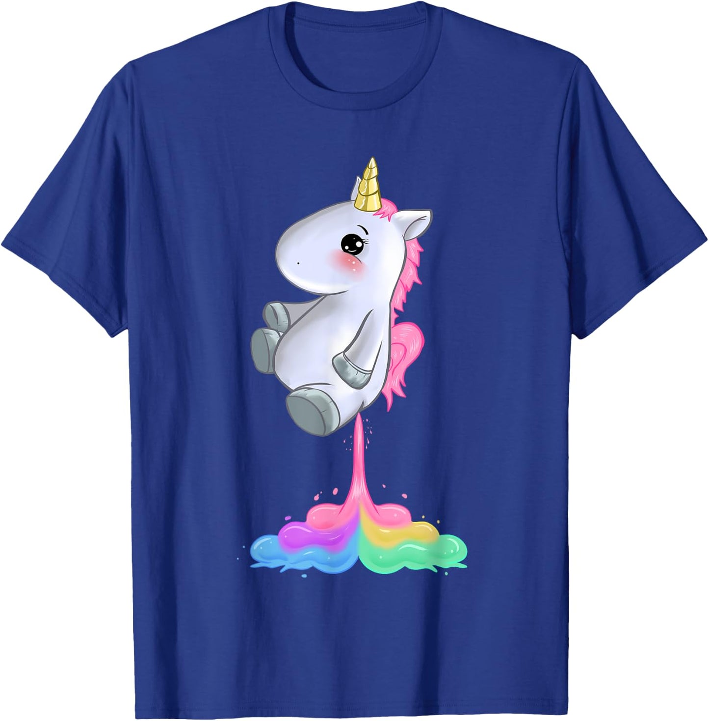 Unicorn Fart Funny Unicorn Shirt Women Girls Unicorn Gift T-Shirt - T-Shirt | Royal