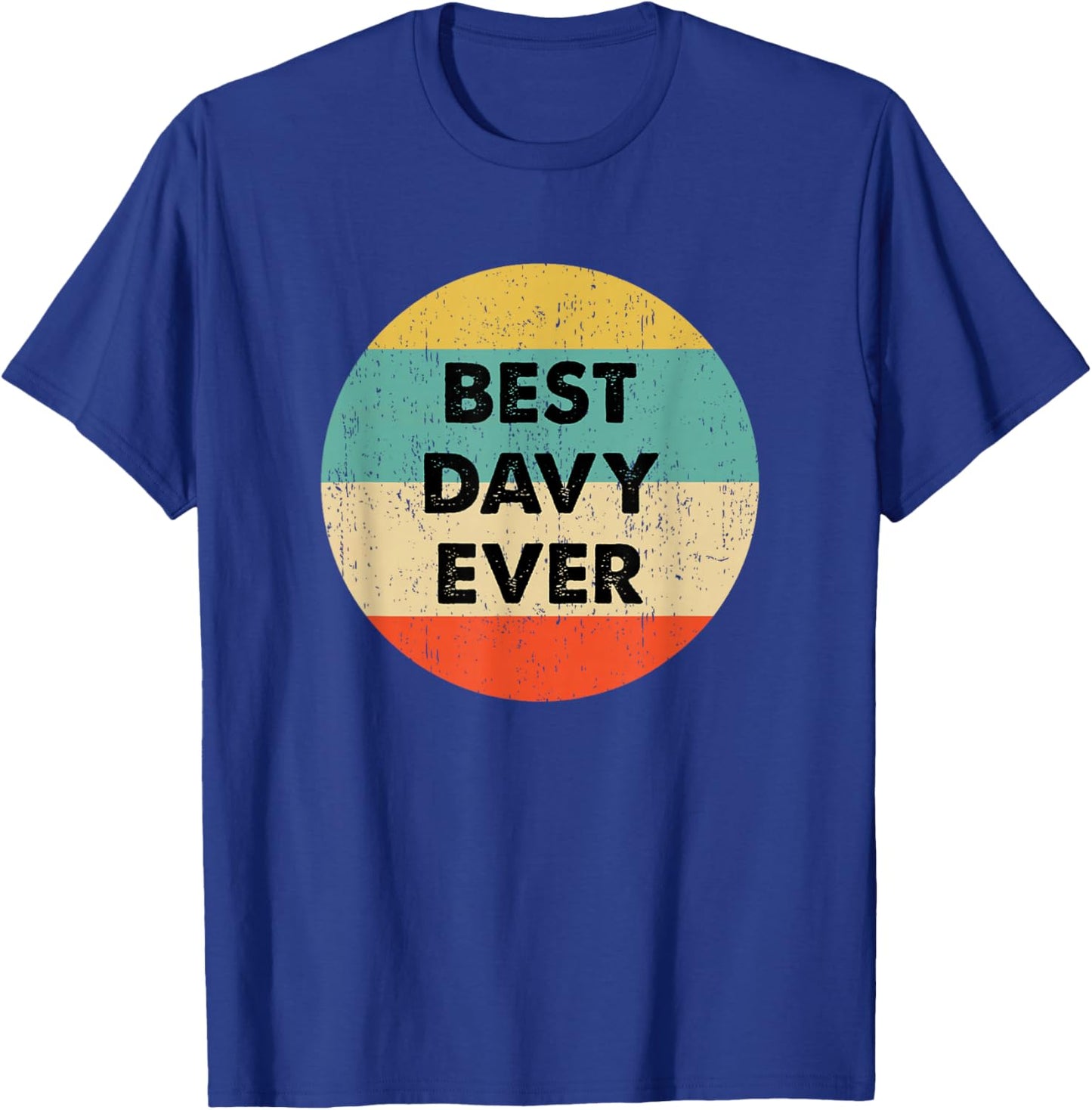 Davy Name T-Shirt - T-Shirt | Royal