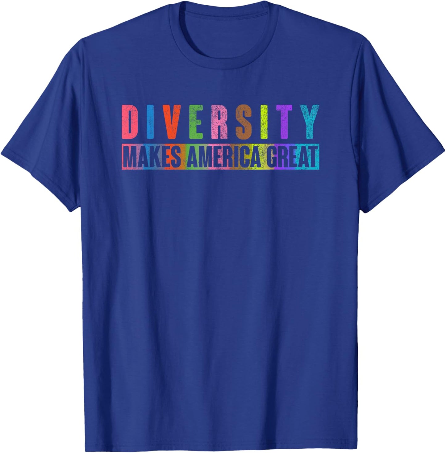 Diversity Makes America Great T-Shirt - T-Shirt | Royal