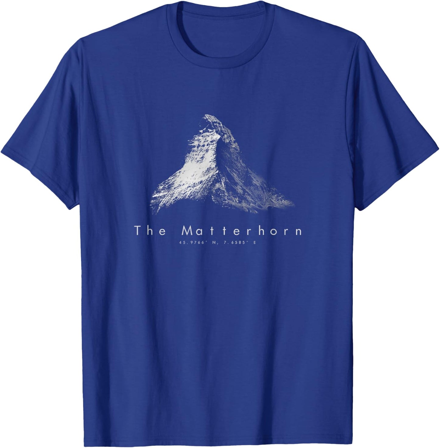 Minimal Matterhorn T-Shirt - T-Shirt | Royal