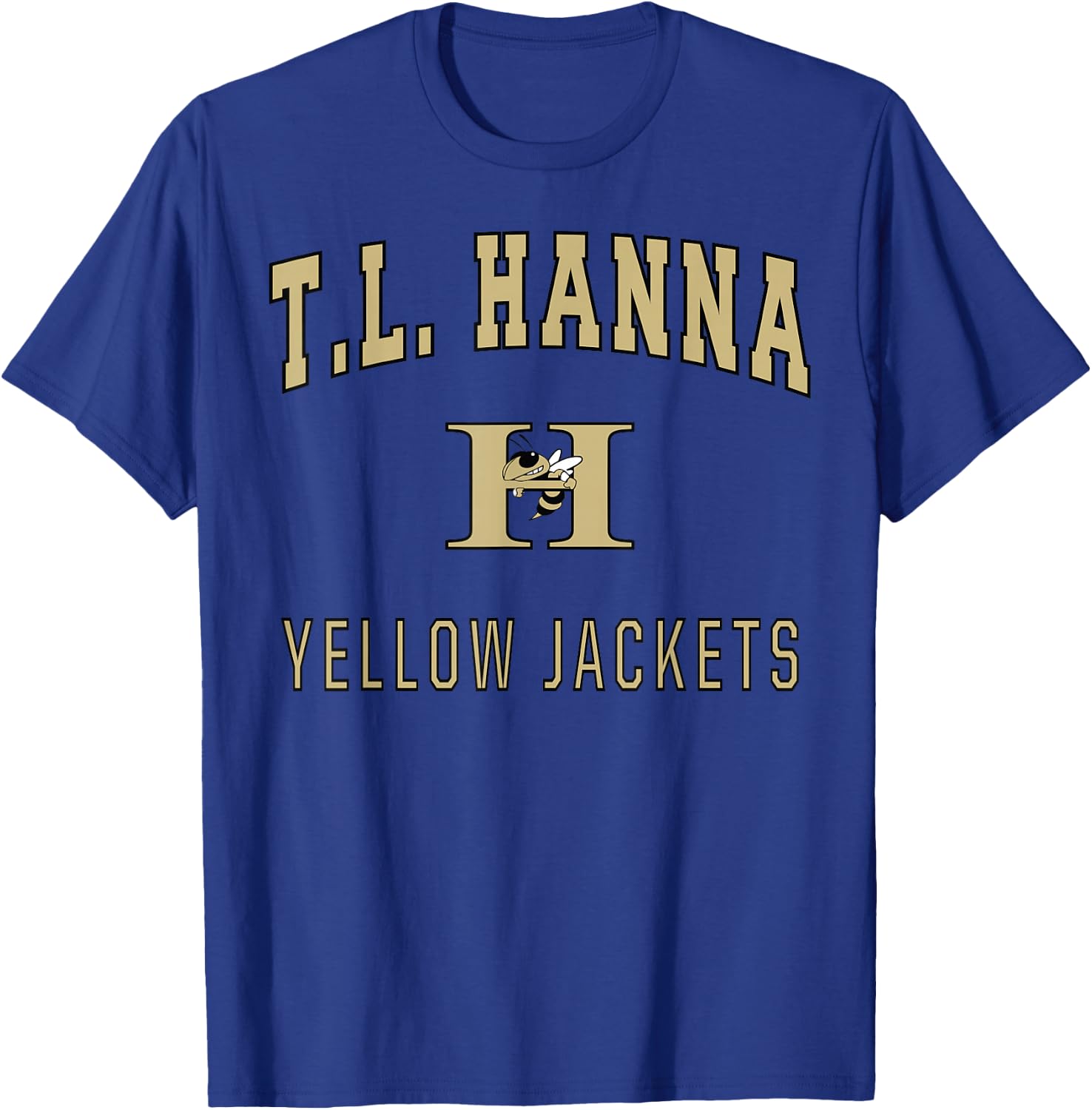 T.L. Hanna High School Yellow Jackets T-Shirt - T-Shirt | Royal