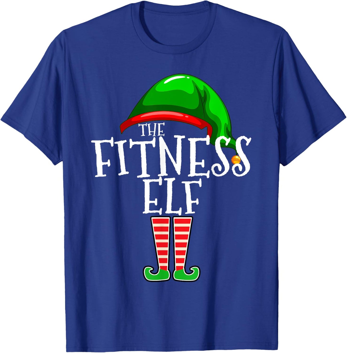 Fitness Elf Group Matching Family Christmas Gift Set Workout T-Shirt - T-Shirt | Royal