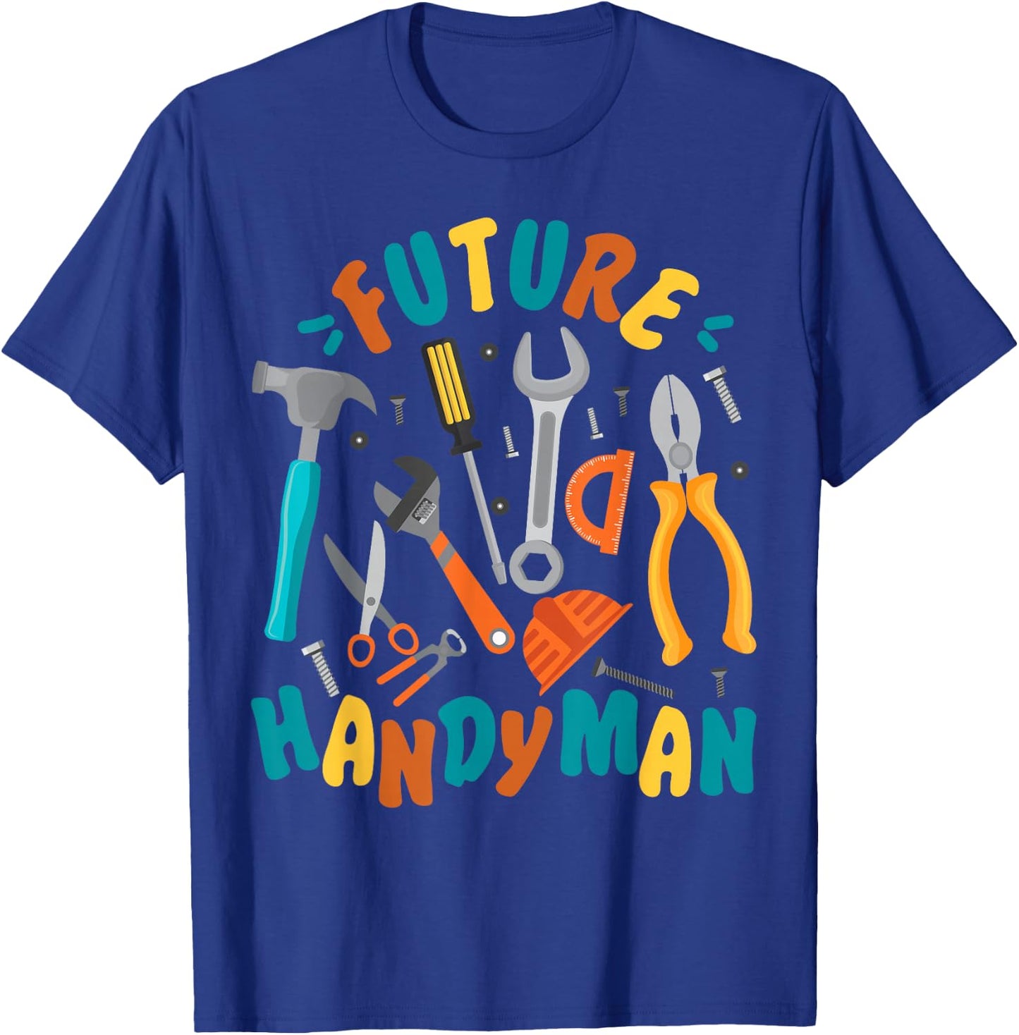 Handyman Toddler Vintage Future Handyman T-Shirt - T-Shirt | Royal