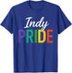 Indy Pride, Cute Gay Pride Month T-Shirt - T-Shirt | Royal
