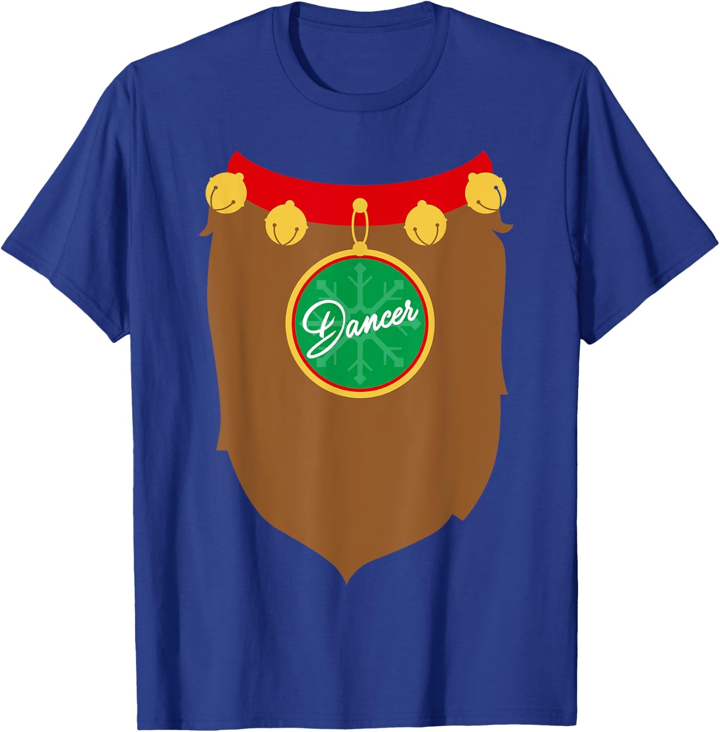 Reindeer Costume Christmas Dancer Santa Holiday Gift T-Shirt - T-Shirt | Royal