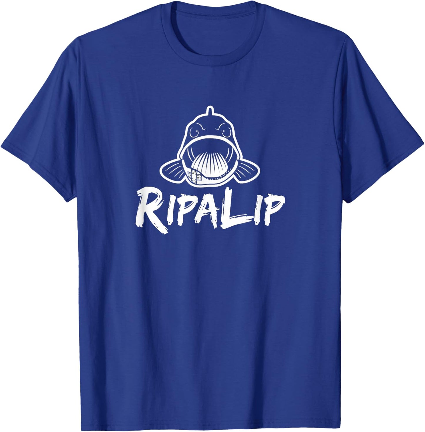 RipaLip Bass fishing T-Shirt - T-Shirt | Royal