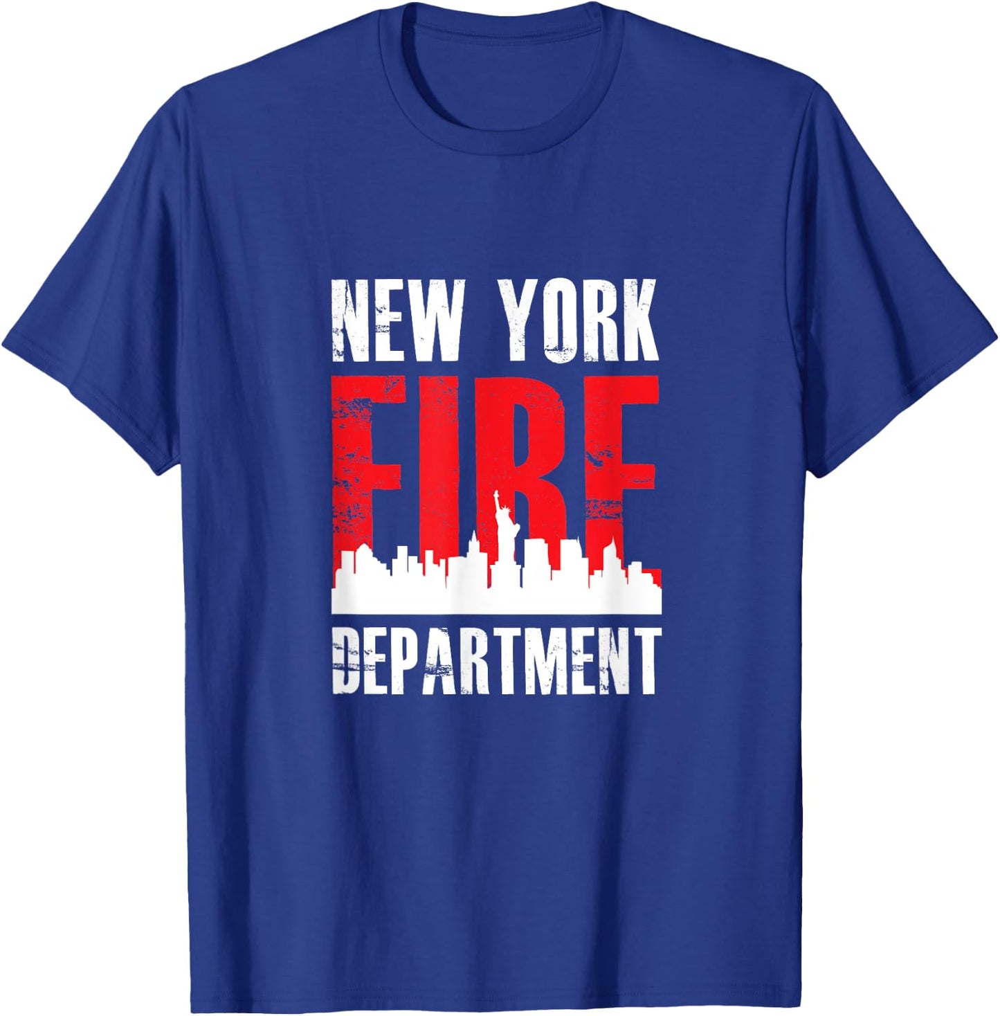 Cool Firefighter Shirts Gift Firefighter: NYFD New York T-Shirt - T-Shirt | Royal