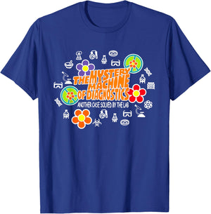 Lab Week 2025 Official Leading the Way in Life-Saving Style T-Shirt - T-Shirt | Royal