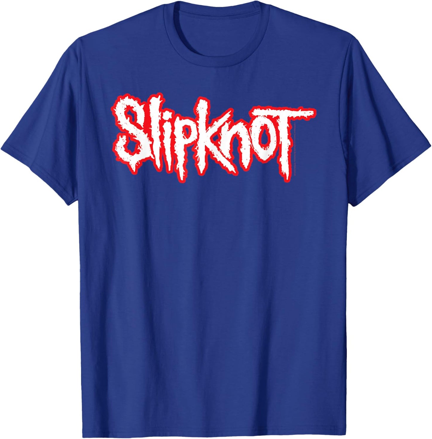 Slipknot Official Basic Logo Short Sleeve T-Shirt - T-Shirt | Royal