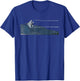 Flying the Mach Loop | F-15 Eagle Jet Fighter Airplane T-Shirt - T-Shirt | Royal