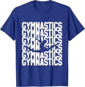Gymnastics Shirt Men Women Boys Girls Gymnast Dance Gift T-Shirt - T-Shirt | Royal