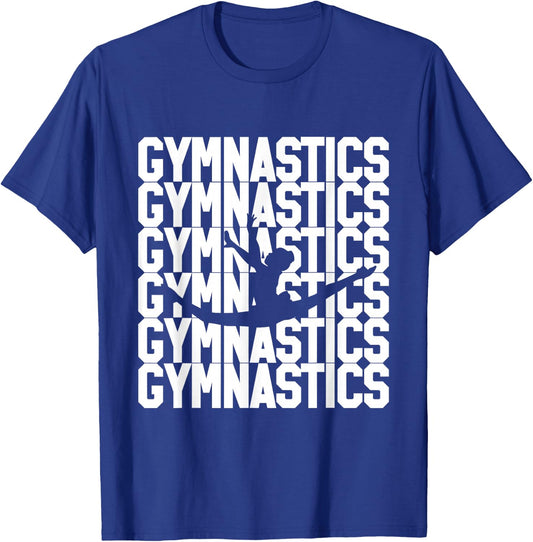 Gymnastics Shirt Men Women Boys Girls Gymnast Dance Gift T-Shirt - T-Shirt | Royal