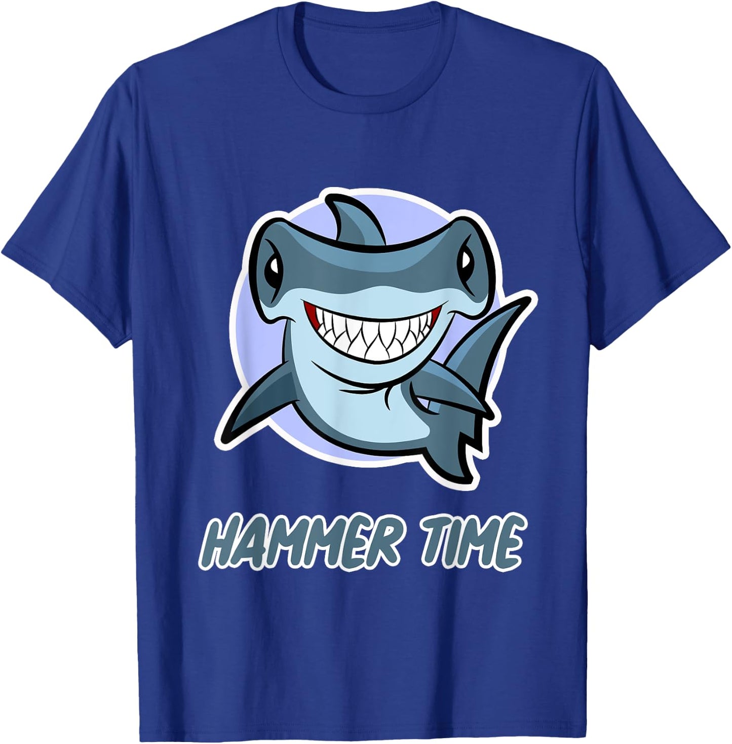Shark Design - Hammer Time - Hammer Shark T-Shirt - T-Shirt | Royal
