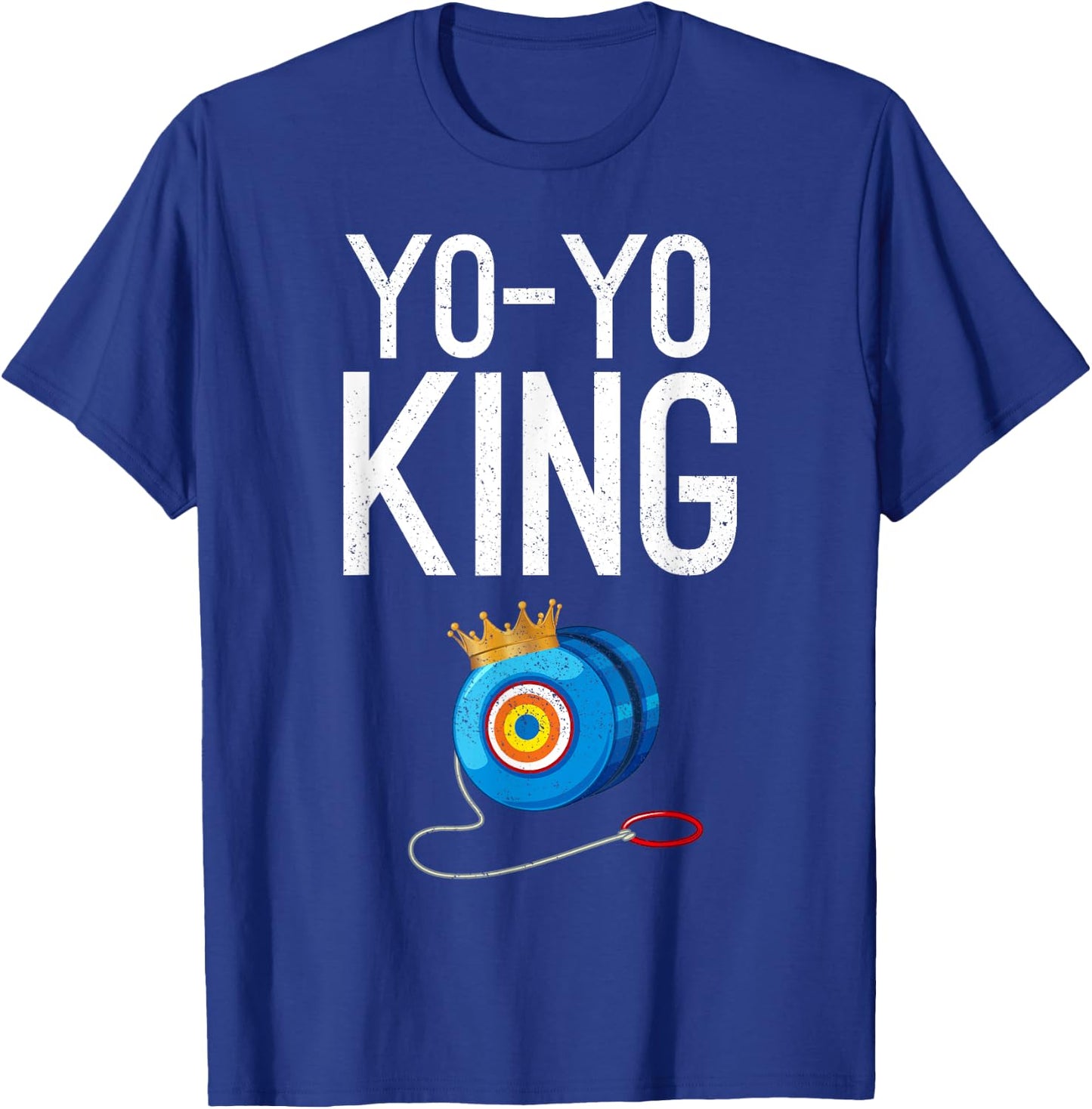 Yo-Yo King Crown Funny YoYo Enthusiast Gift T-Shirt - T-Shirt | Royal